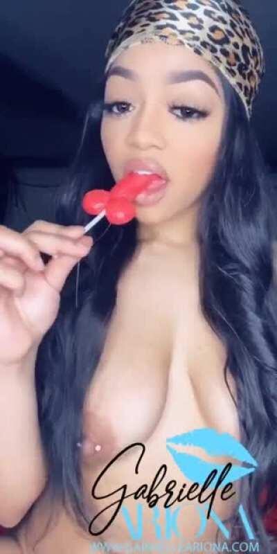 Don't you wish she was sucking you?