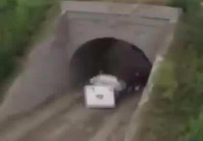 Making his way downtown