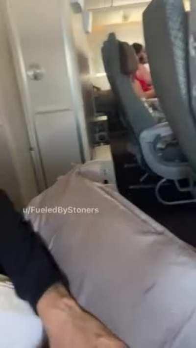 You never know who’s on your flight