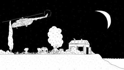 A new cartoon from the temporarily occupied Kherson, published in social media: it's about local Ukrainian guerrillas