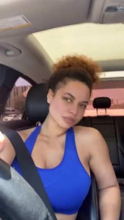 The eyes, the lips, the hair, the breasts, & the skin! 🤤🔥🥵😍