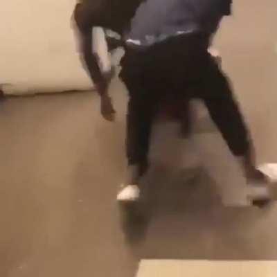 Guy in the red pants was moving stiffer than an action figure