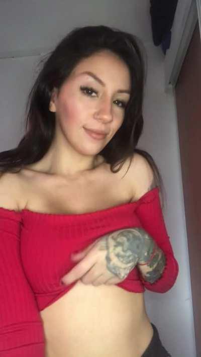 Let me reveal those natural tits for you...