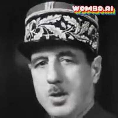 1940: De Gaulle speech to all frenchman (HISTORY ACCURATE)