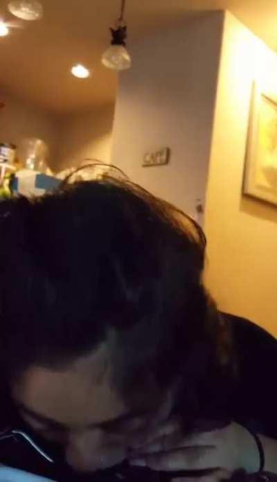 Desi girl gives good head