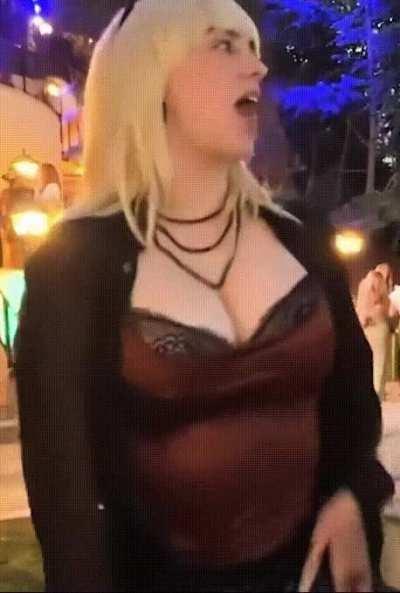 Billie Eilish teasing you at the Party. How would you react?
