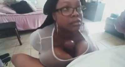 Big ass tits made him cum instantaneously