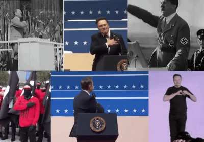 Elon, Hitler, Nazis, and Hearts. He knows the difference.