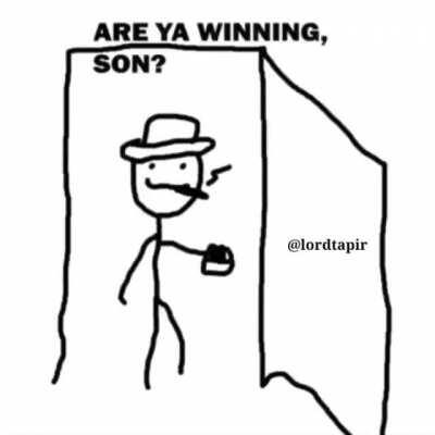 Looks like he's not winning