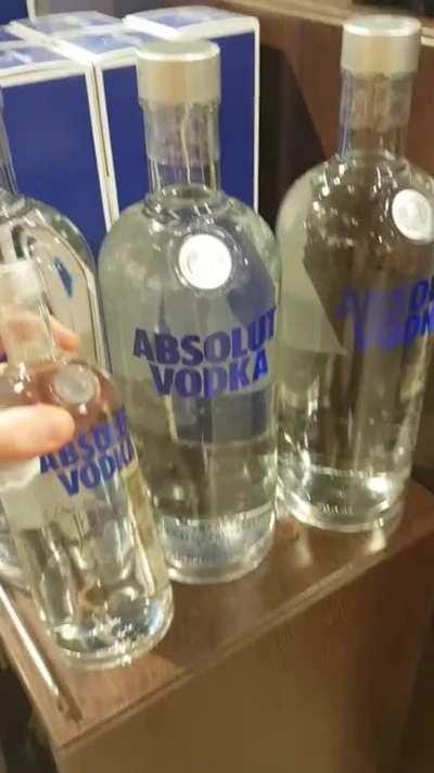 Just 4 massive vodka bottles