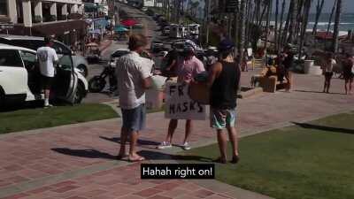 This is America. Specifically... San Clemente, California. Help us.