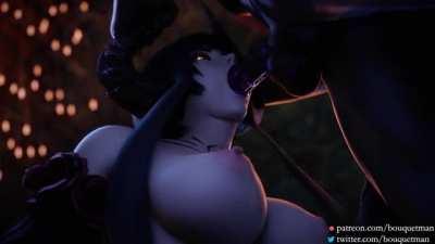 Eliza face-fuck (bouquetman) [Tekken]