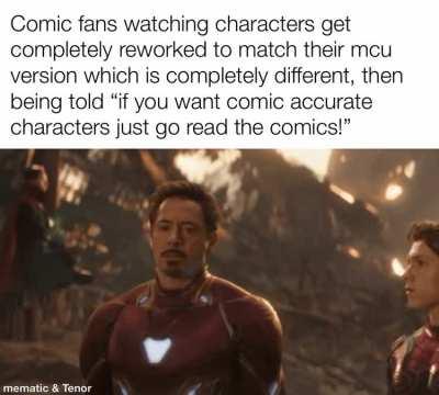 Comic accurate movies? What about movie accurate comics!