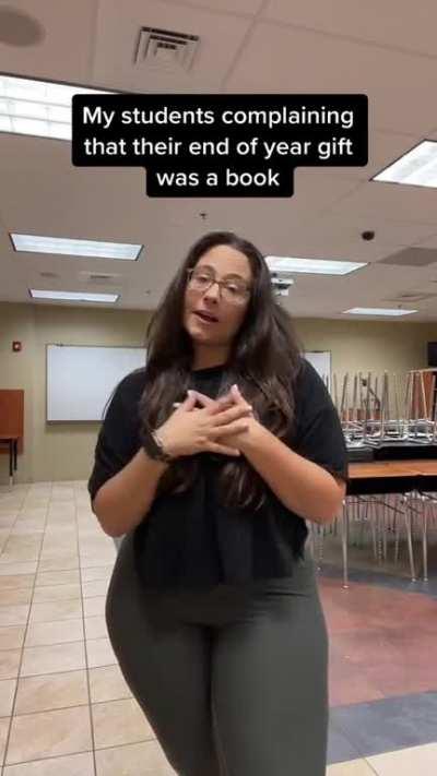 Imagine what it looks like from the back with those leggings