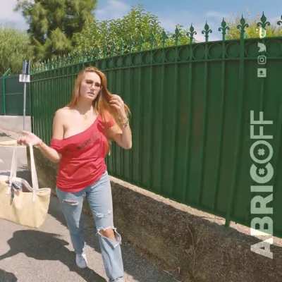 Marie20 mym leak: Braless walk - Full uncensured video is on Patreon.com/abricoff