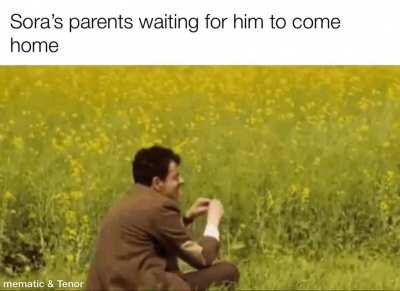 It’s been like 3 years (in the KH timeline), Sora’s parents might think he’s dead