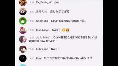 The Jojo event live chat be like: