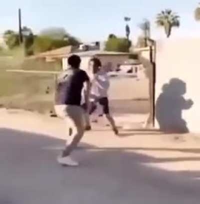 Continuing to fight despite repeated knockdowns