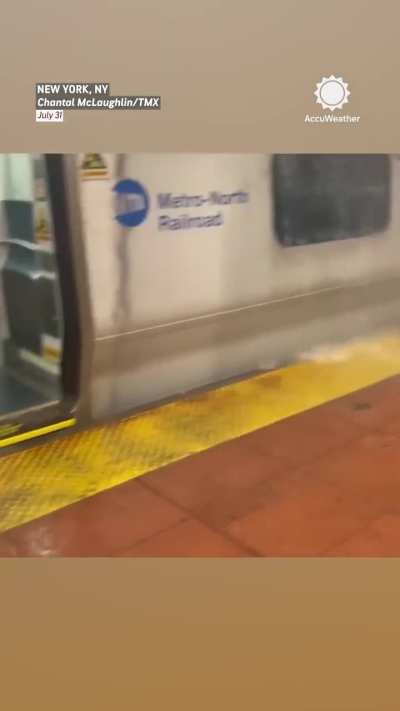 Torrential rainfall and flash flooding slammed New York City and cities across the Northeast on Thursday, leading to flooded subway stations and roads. ⁣