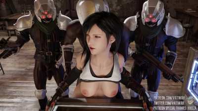 Volcano bombs [Tifa Lockhart,Final Fantasy] (vatiwah)