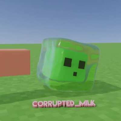 I made this short little slime animation in blender!