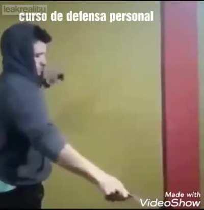 To Properly Demonstrate, The Fine Art Of Self-Defense...