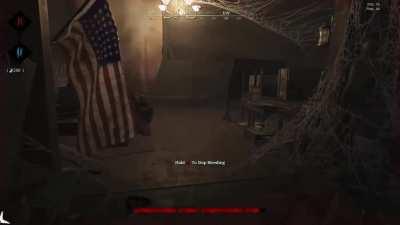 Friend stuck a sticky bomb on me and i rushed with a machete...