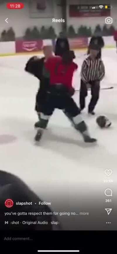 One hell of a tilt