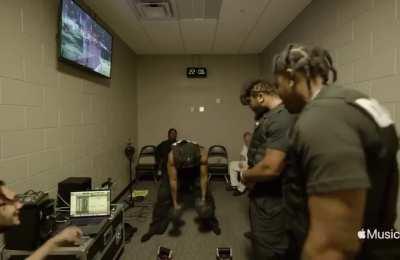 Ye putting that work in