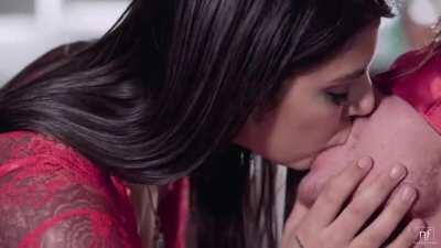 Romantic Kissing and Teasing