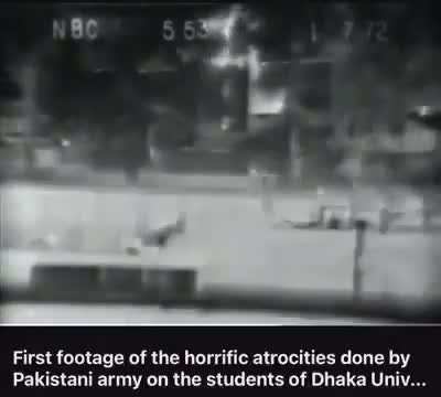 Rare Footage of 1971 Bangladesh Genocide Carried out by Pakistani Troops . The Video Depicts Pakistani Troops executing Students Teachers and Workers in Dhaka University