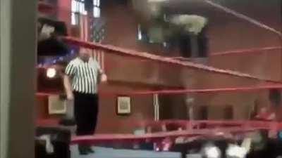 Trying to be Spiderman