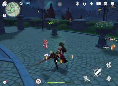 Fun Fact: Beidou thinks Yaoyao’s radishes are attacking her