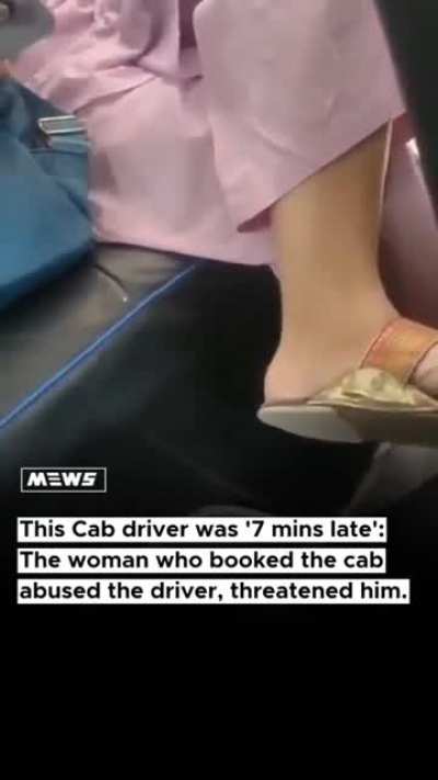 Women abusing for 7min late Cab