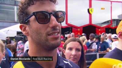 Ricciardo discusses the translation of 