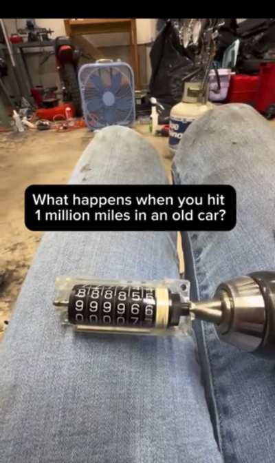 What happens when you hit 1 million miles in an old car?