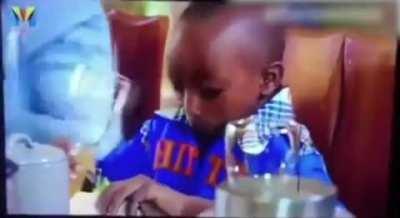 Simply drinking from a glass