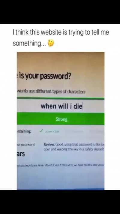 strong password that even hackers can't hack