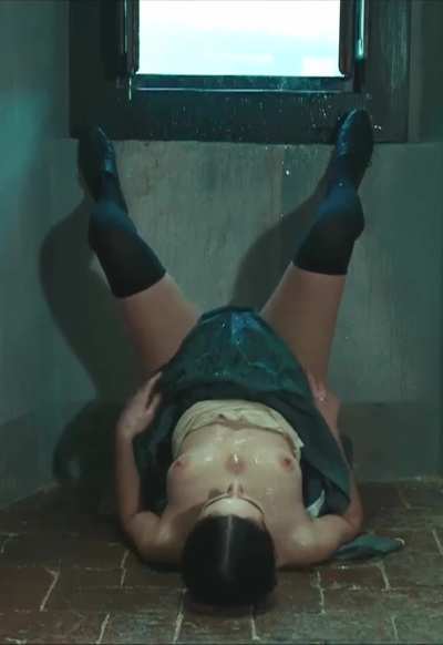 Tecla Insolia hot wet fingering scene in new italian series The Art of Joy (2024) - slowed, 60FPS,  zoom