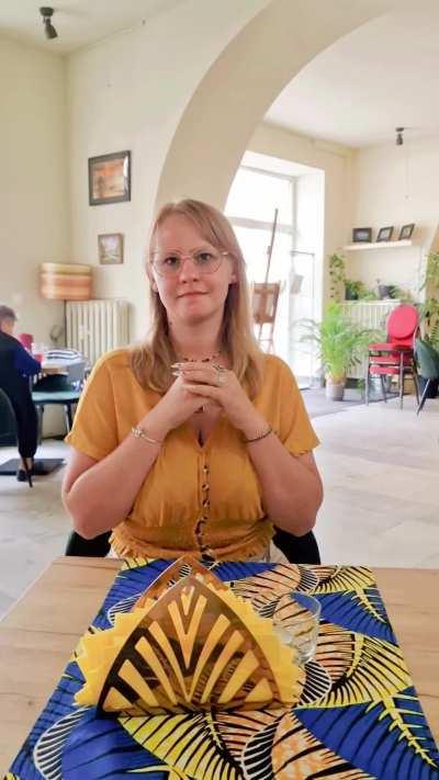 It was crowded and I was stressed, but I thought anyway - those huge tits of mine can make music on that piano. Heh