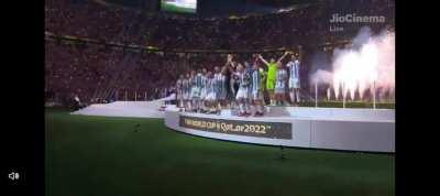Messi dream of winning World Cup fulfilled today in his 4th World Cup. Congrats to team Argentina.