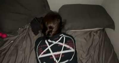 I always make hi[m] [f]ill me up before bed