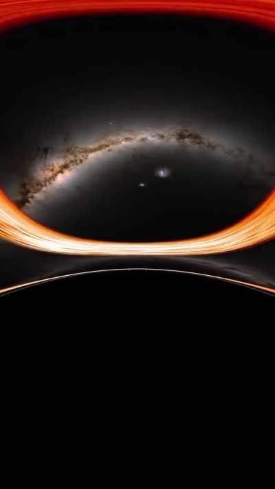 NASA Simulation's Plunge Into a Black Hole