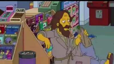 Jebus in Simpsons!!?!?!?!!?!