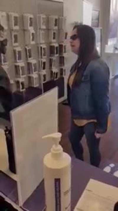 Ma’am you need a mask…