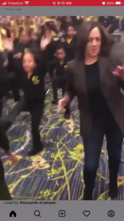 First Female Vice President Celebrating her Victory!