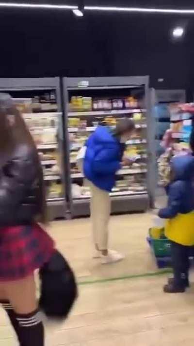 A second before his whole world collapses