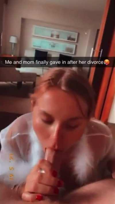 Mom finally gave in❤️