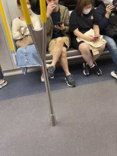 11-12 yo kid sitting next to me clearly has severe eye problems and has to look at his phone very close. Grown couple sitting across us kept making fun of him VERY obviously.