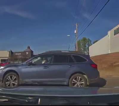 [OC] Nearly T-Boned a dude as he waves hello.